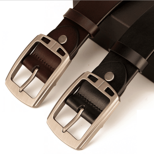 Casual Matt Finish Leather Belt