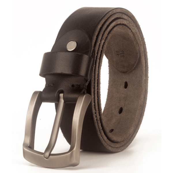 Dressy Matt Finish Casual Leather Belt