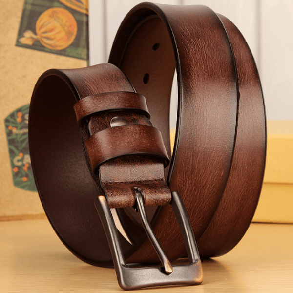 Semi Gloss Dress Leather Belt