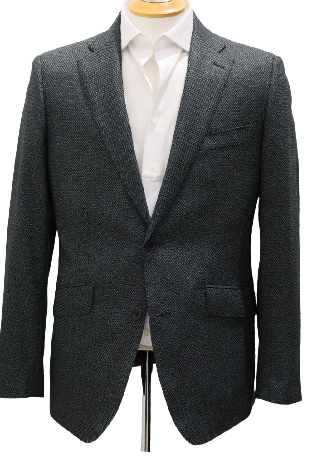 Micro Design Green Italian Wool Jacket