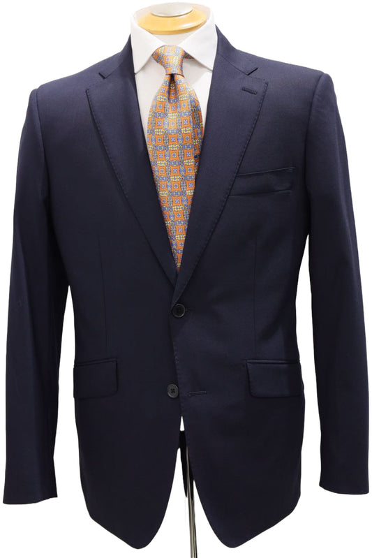 Solid Navy Super 130s Wool Suit