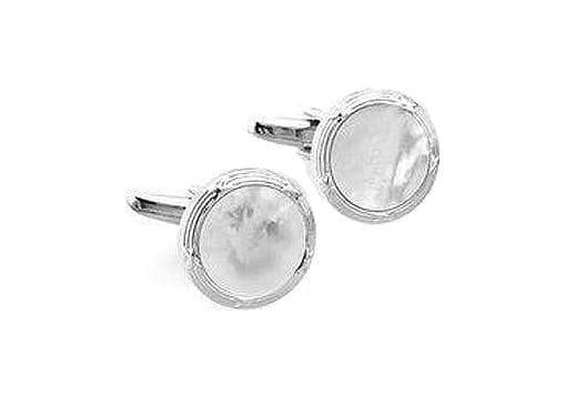 Silver Cuff links For Men's - Just White Shirts