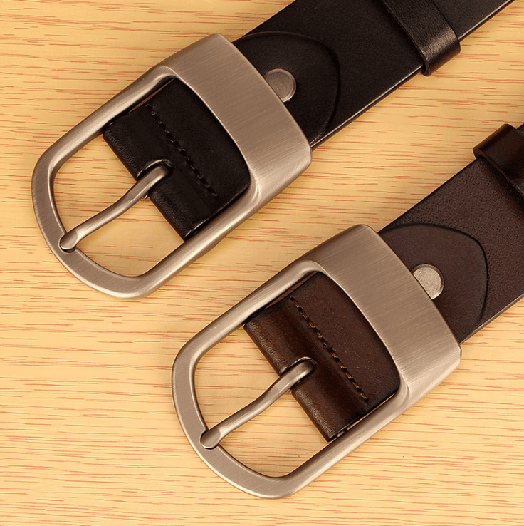 Stylish Leather Belt - Just White Shirts