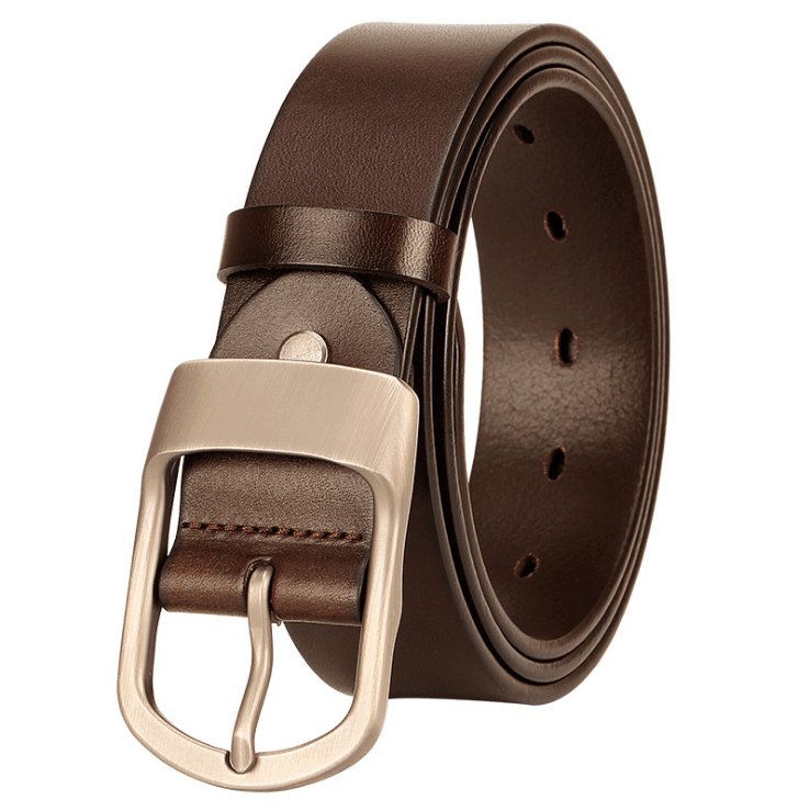 Stylish Leather Belt - Just White Shirts