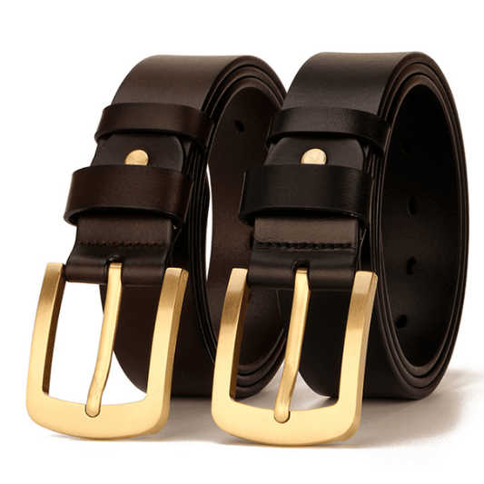 Matt Finish Dressy Casual Leather Belt