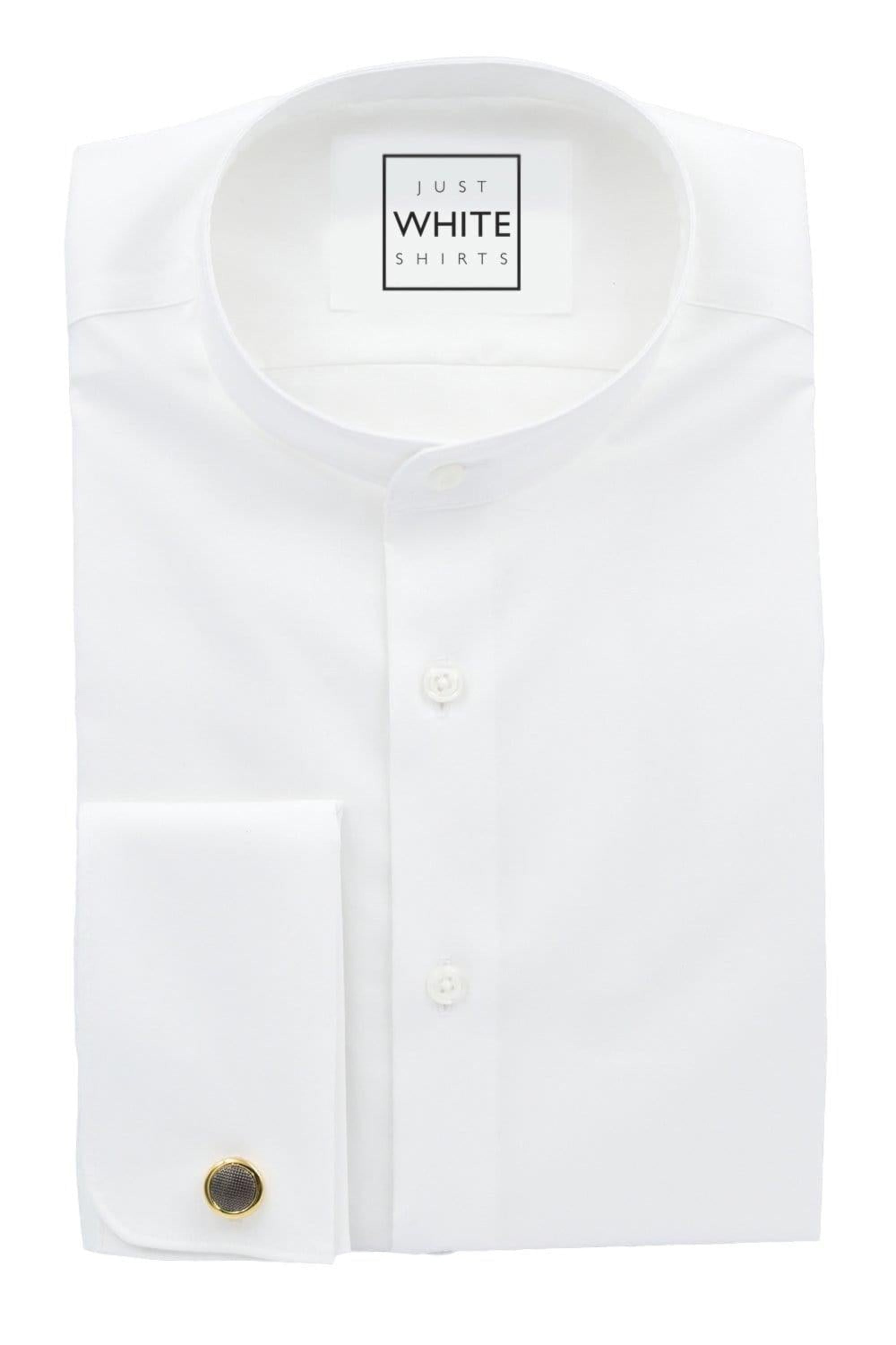 White French Cuff Dress Shirts | Non-Iron Egyptian Cotton Shirt | JWS JWS BESPOKE White French Cuff Dress Shirts | Non-Iron Egyptian Cotton Shirt | JWS JWS BESPOKE
