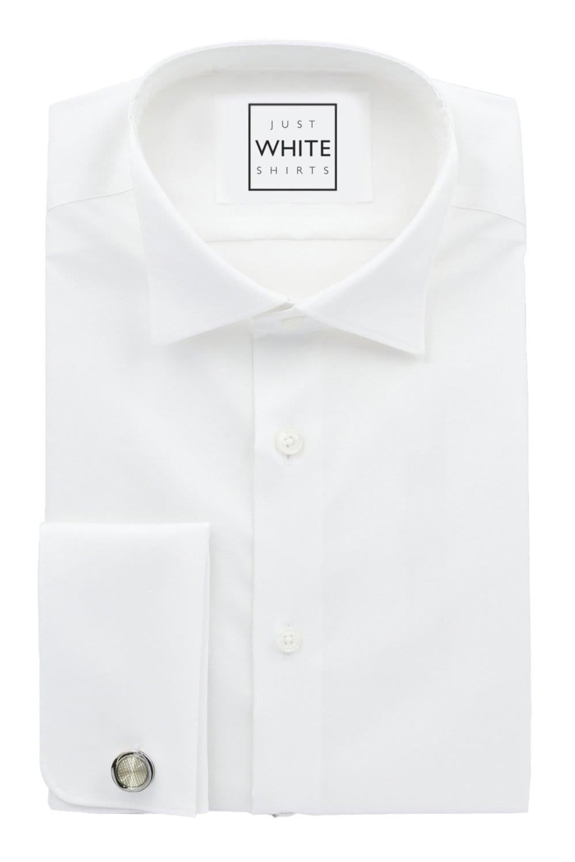 Men's White Tuxedo Shirt Canada | Non-Iron Egyptian Cotton Shirt | JWS ...