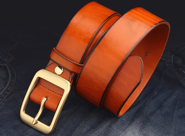 Classy Matt Finish Casual Leather Belts - Just White Shirts