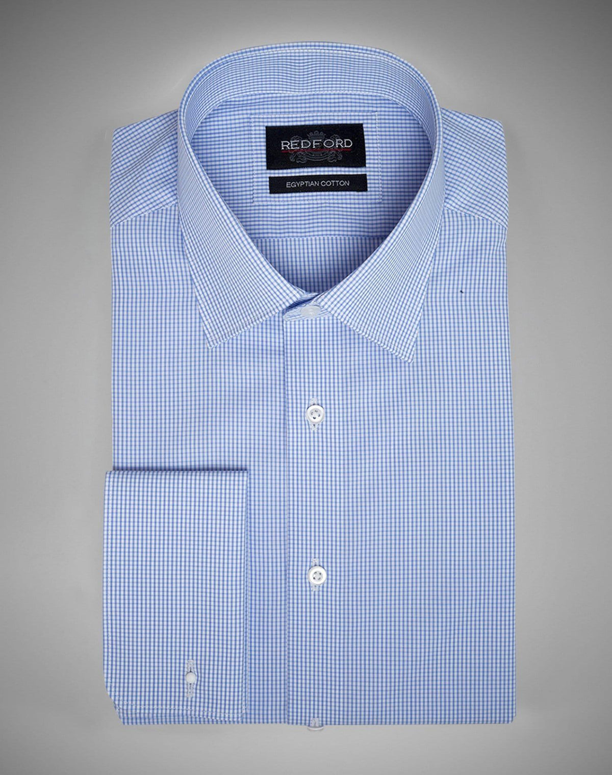 Color Check Micro Check Light Blue Check Shirt for Men in Canada | Micro-Check | JWS – JWS BESPOKE