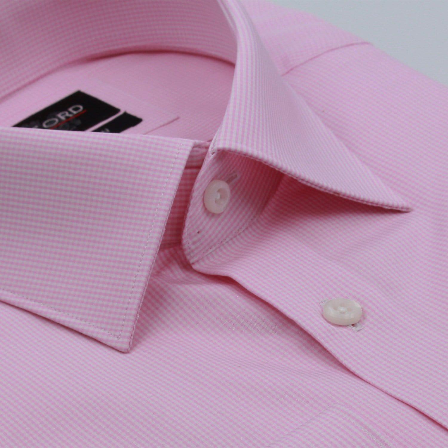 Pink Micro Check – JWS BESPOKE