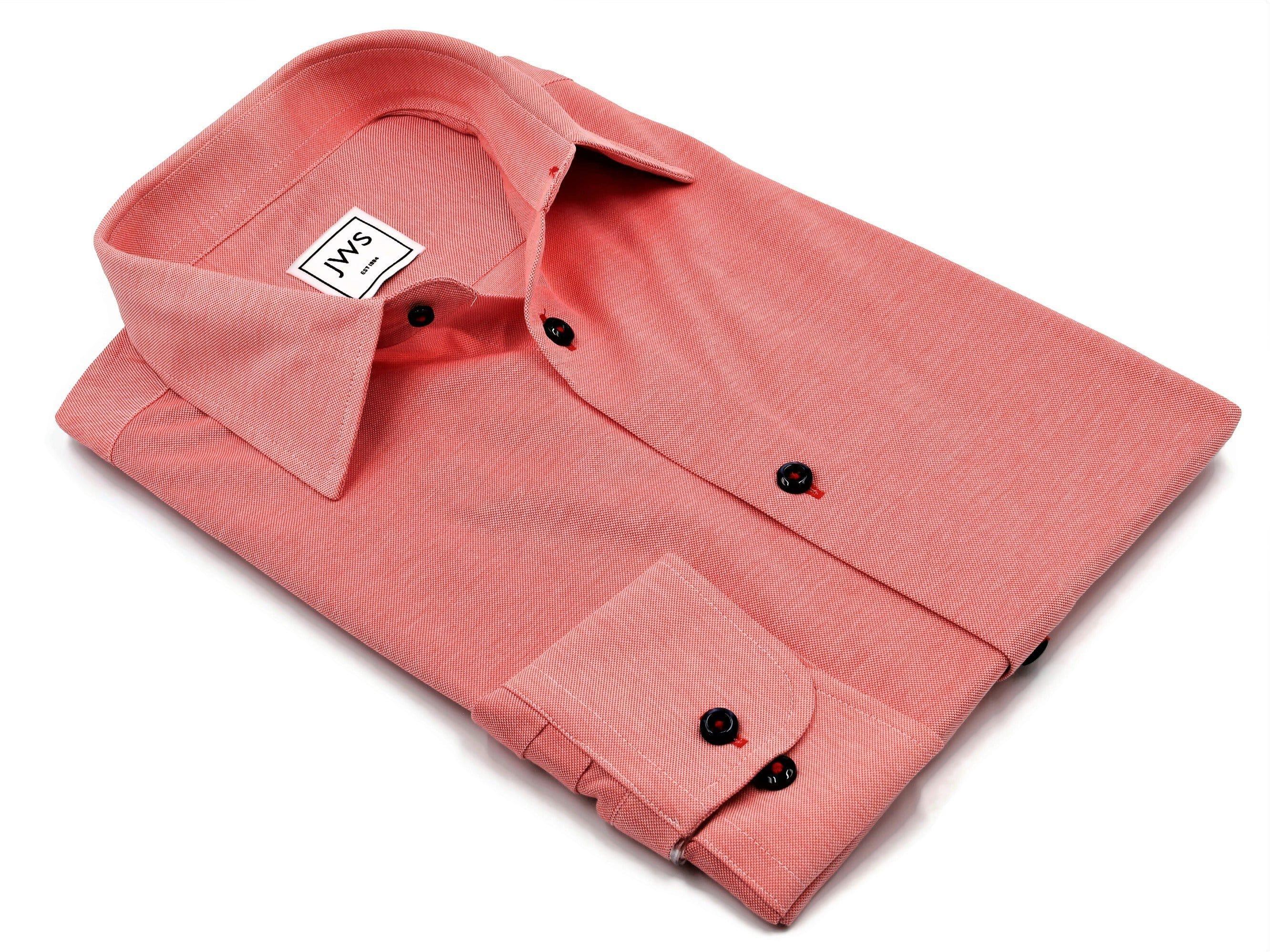 Salmon Men's Dress Shirt Salmon Men's Dress Shirt